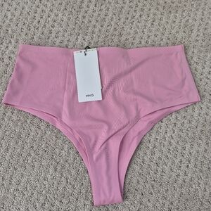 MNG Barbie Pink High-waist Swim Bottoms Small